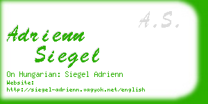 adrienn siegel business card